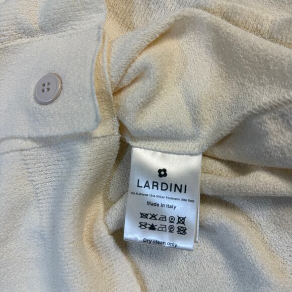 Lardini Italy Men's Cardigan Sweater XXL 2XL Cotton blend Button Collar W25 - Picture 4 of 6